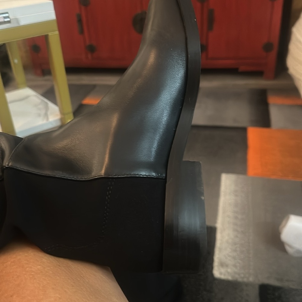 Stuart Weissman  beautiful Blk leatherTall  Boots Size 10  BRAND NEW $750 New 🌸 - Picture 6 of 12